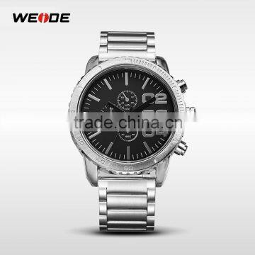 Watches Men 2014 WEIDE Special Design Stainless Steel Watch Band Sports Watch 30 Water Resistant Diving Watch Male Clock WH3310