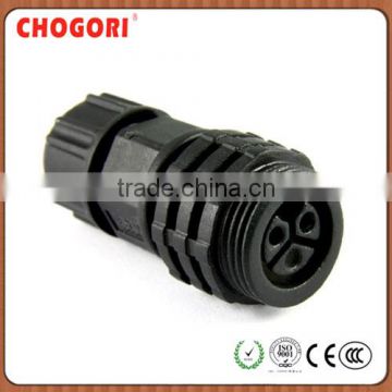 3pin waterproof electrical connector