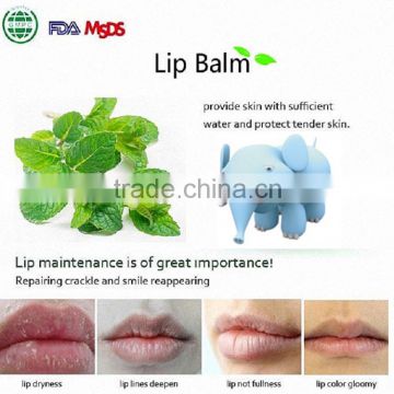 SPF15 FDA strawberry lip balm lip care container