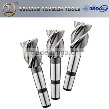 HSS End mills with morse taper shank with high-precision