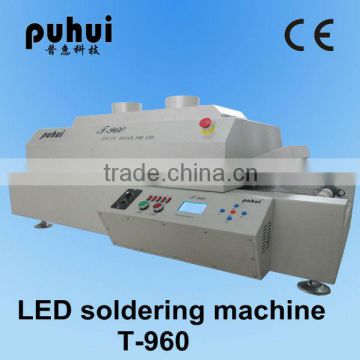 Benchtop reflow oven T-960 for LED SMD wave soldering, IR solder station machine,china manufacturer taian PUHUI