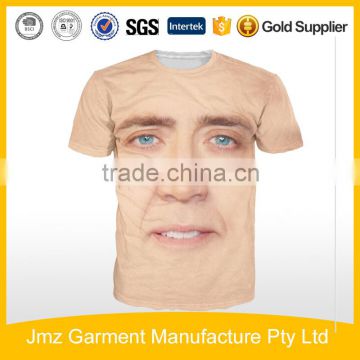 Digital print tshirt wholesale print tshirt OEM factory 2016 your own design