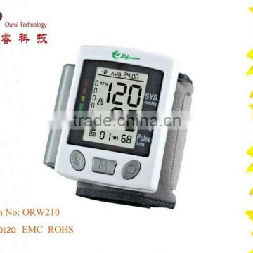CE approved blood pressure monitor meter