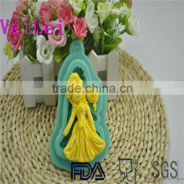 Silicone Fondant Molds 2015 Hot Sel Character Bride Dctor Mould Cooking Cake For Cakes Jinhua VeiLei Baking Tool Factory