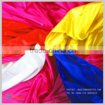 190t /200t/210t wholesale Polyester Habutai fabric for bag lining