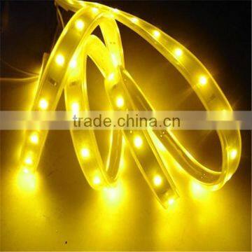 DC 12V/24V Input Voltage LED Flex strips yellow waterproof high lumen led rope 5050