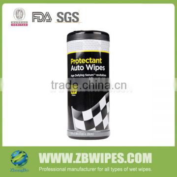 Canister Car Wet Wipes for Cleaning and Protecting