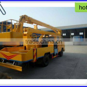 JMC 16m hydraulic aerial cage with excellent quality,hydraulic aerial cage truck