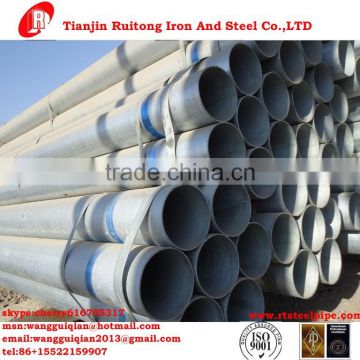 q345 erw galvanized and black carbon steel pipe /tube