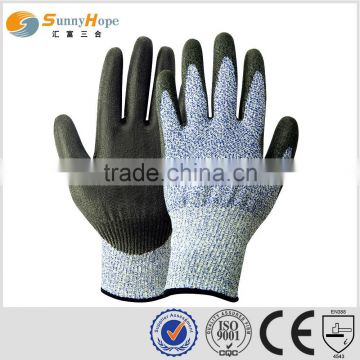 SUNNYHOPE PU level 5 cut proof gloves