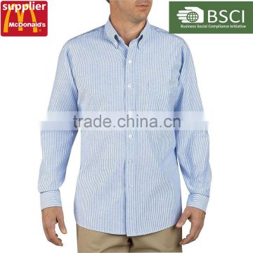 OEM 100% cotton long sleeve work uniform shirts
