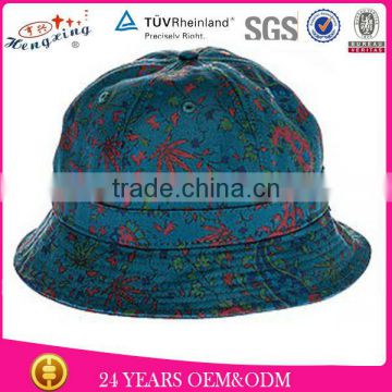 Custom Navy Blue 100% Cotton 6 Panel Bucket Hat/Wholesale Hot Sale Kids Plain Bucket Hats