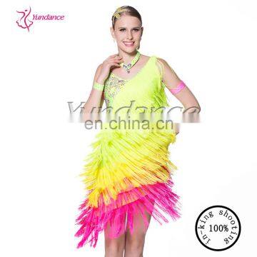 2016 Clothes Designer Export Latin Dance Dress L-13359