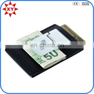 Novelty metal money clip credit card holder