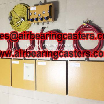 Air bearing casters advantages and features