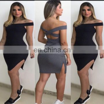 2020 New Arrivals Best Sellers Women Casual Dress Ladies Bodycon Backless Dresses Summer Dress