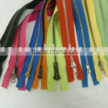 Fashion No.5 Colorful High Quality Metal Zippers