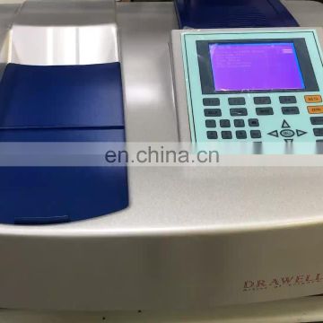 Drawell High Quality UV VIS Spectrophotometer with Scanning Software