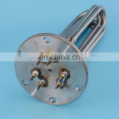 Flange Steaming Machine Heating Element Stainless Steel Heating Pipe  for Electric Steam Boiler