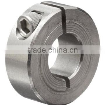 1C-031-S T303 Stainless Steel One-Piece Clamping Collar, 5/16" Bore Size, 11/16" OD, With 4-40 x 3/8 Set Screw