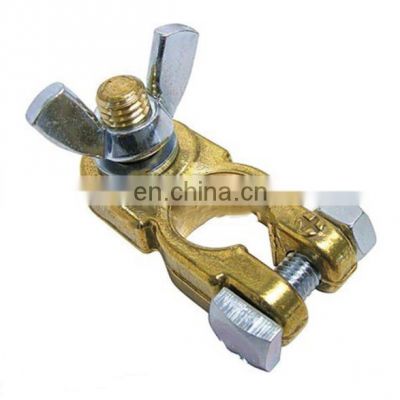 Factory supply brass spring battery terminal for motorcycle Zinc Aluminium Alloy