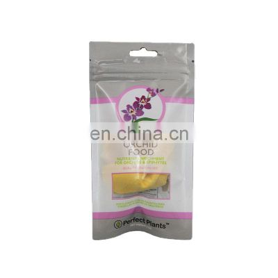 Resealable 3 Side Seal pouch plastic small mylar bags with logo colorful zipper bags