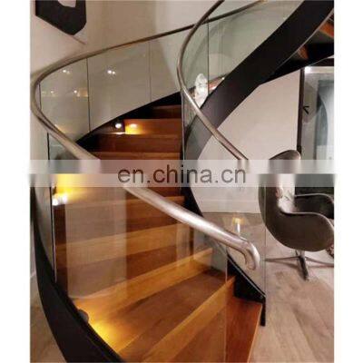 Curved staircase escadas with fashion appearance circular staircase