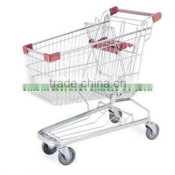 Red handle metal chrome plated trolley(RHB-90C)