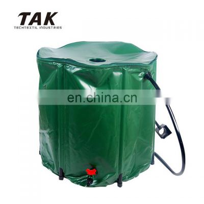 China Green 120L Irrigation System Zipper Flexible Rain Water Barrel
