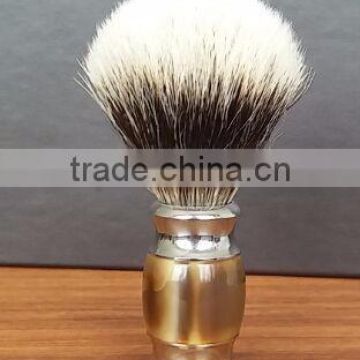 2016 high quality makeup brush wholesale/private label Synthetic shaving brush set can standing
