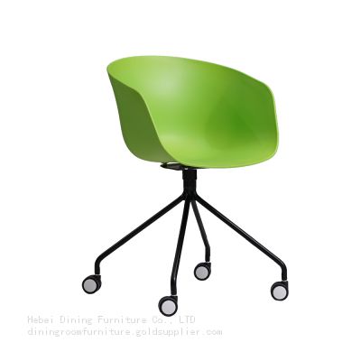 Plastic Armchairs That Move and Rotate DC-P07D