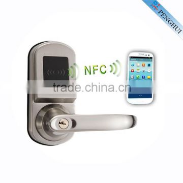 Zinc Alloy digital electronic mobile smart home bluetooth nfc door lock                        
                                                Quality Choice
