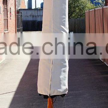 large Outdoor Umbrella Cover with zipper and tie closure