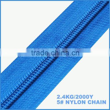 nylon zipper long chain