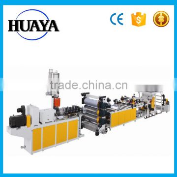 PVC free foam sheet production line/sheet machine made by laiwu huaya company