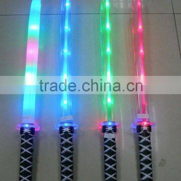 hot sell flashing LED light sword for kids playing