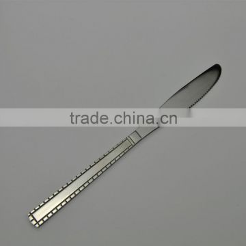 Hot sale high quality silver stainless steel gift knives