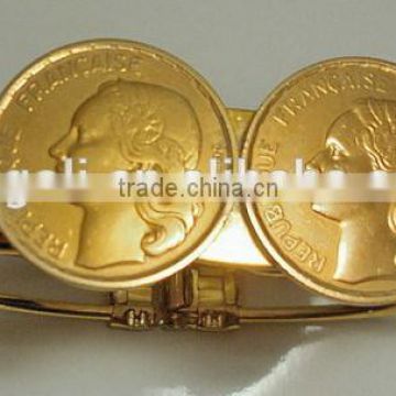 2014SPECIAL DESIGNS REPUBLIQUE FRANCAISE COIN GOLD BANGLE WHOLESALE FASHION JEWELRY ALIBABA IN FRANCE