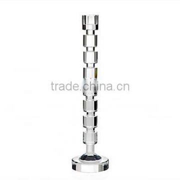 tall crystal candle stick holder
