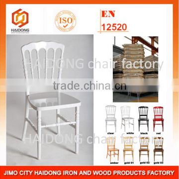 PC Resin Napoleon Ghost Chair Knock-down In White Color                        
                                                Quality Choice