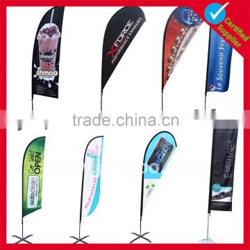 Promotional double sided durable feather banner