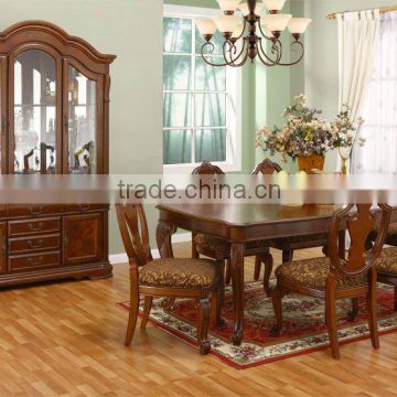 solid wood hand carved big size dining set ,antique dining room set,