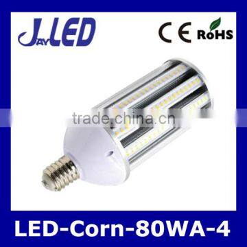 High quality high power corn light bulb aluminum body e27 led 80w corn bulb