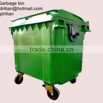 plastic outdoor garbage bin/waste container