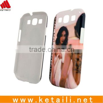 Coloful beautiful woman design handphone case for hard galaxy s3 cases