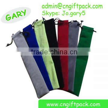 Courful Pen Bag velvet bag with string promotion