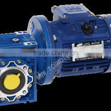 4HP 100RPM NMRV110 AC motor with worm gear Speed reduction gear motor