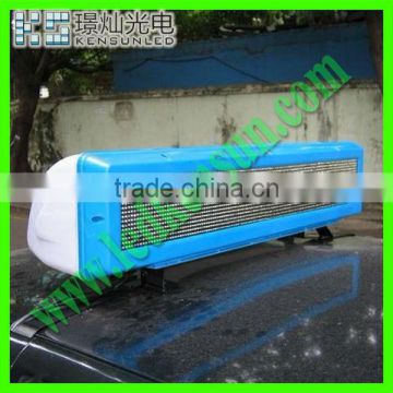 good effect SMD P10 1R or 1W taxi top led sign