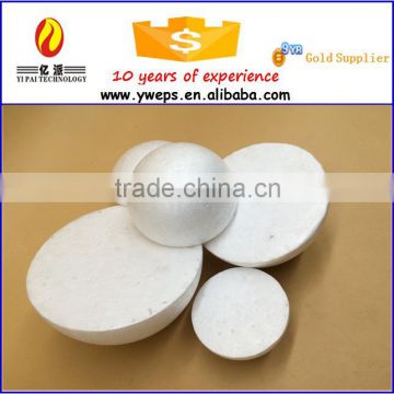 Yiwu High quality white polystyrene foam half round ball for sale