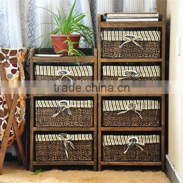 Factory outlet - American Korean rural solid wood furniture - bedside table - receive ark - ark - drawer ark - sitting room ark